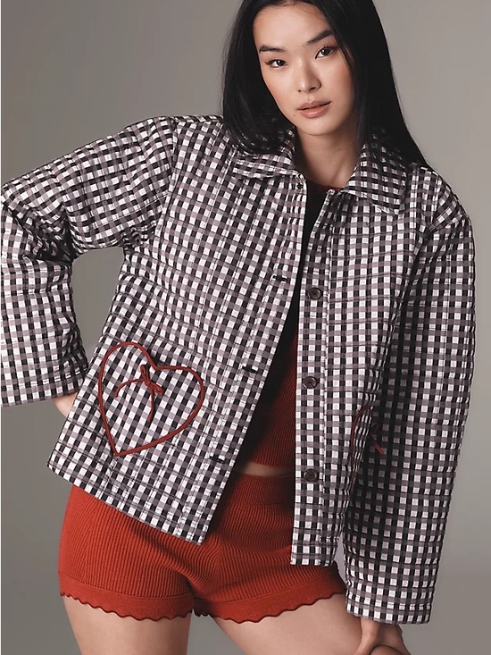 Anthropologie Jackets & Blazers - Forever That Girl Quilted Heart Jacket